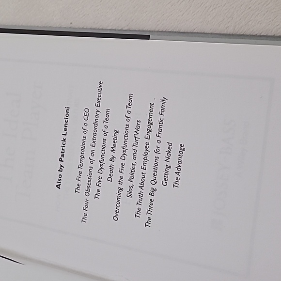 The Ideal Team Player Book - Picture 4 of 12